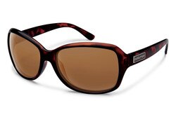Suncloud Mosaic Sunglasses Polarized in Tortoise with Brown